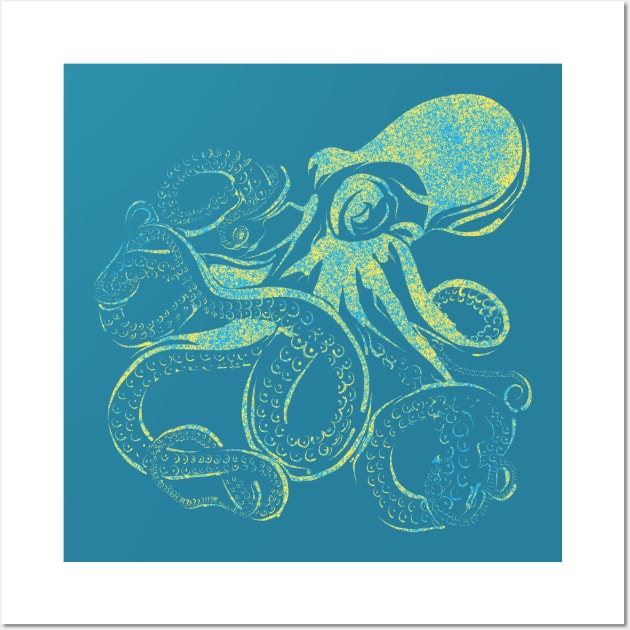 Octopus Wall Art by Danispolez_illustrations
